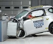 2012 Scion iQ IIHS Frontal Impact Crash Test Picture